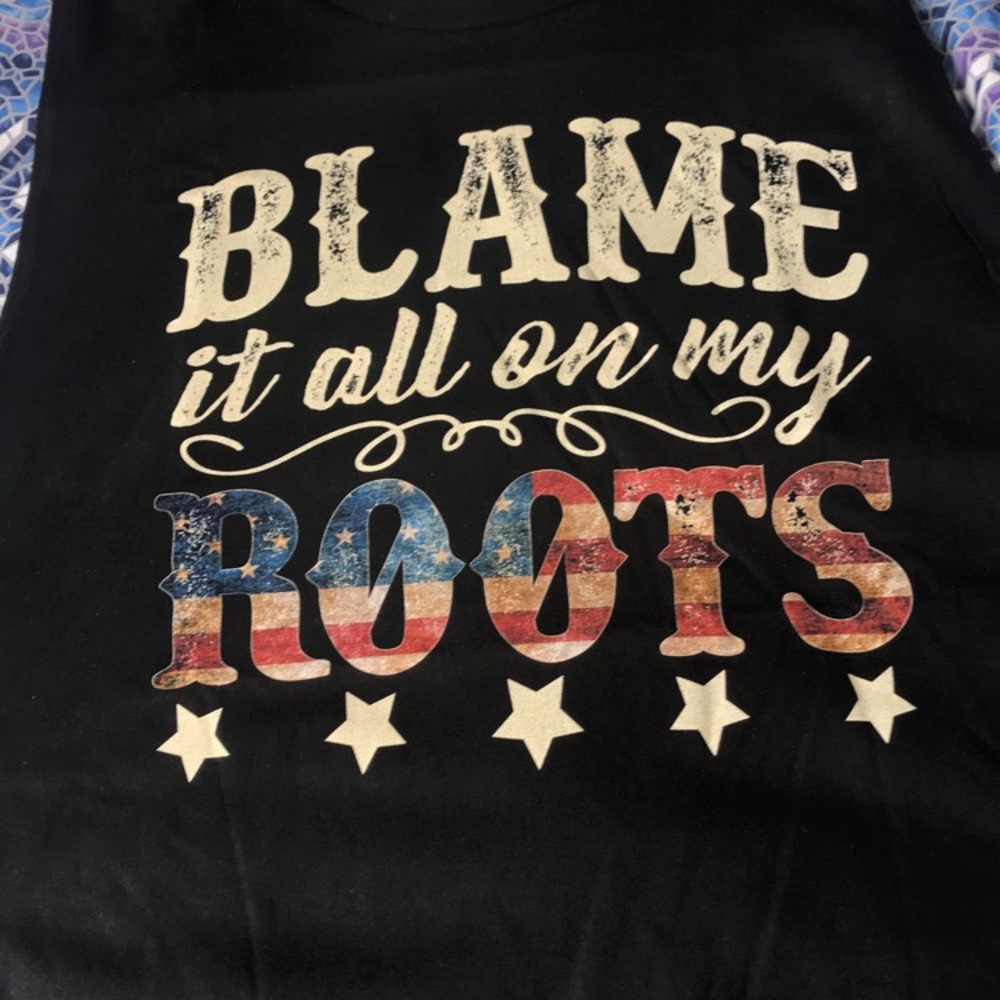 Women’s Plus Size “Blame it all on my Roots” Tank Top